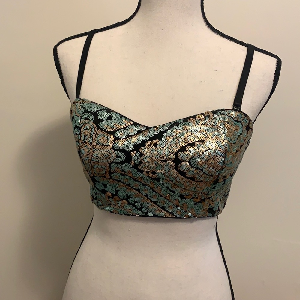 Sequin bustier